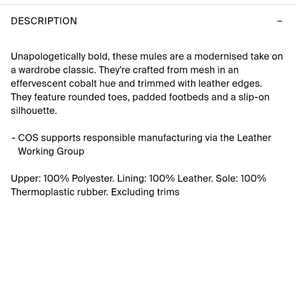 COS Blue Loafers Slip_on.Mesh Shoes - Picture 4 of 8